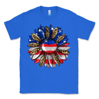 True Royal american flag leopard Classic Tee - RanaPortraitStore