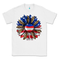 White american flag leopard Classic Tee - RanaPortraitStore