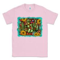 Bubblegum Pink cactus christmas Classic Tee - BarkalooDesign