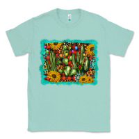 Seafoam cactus christmas Classic Tee - BarkalooDesign