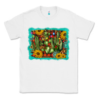 White cactus christmas Classic Tee - BarkalooDesign