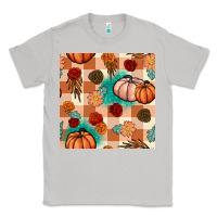 Moon Dust floral pumpkins seamless pattern Classic Tee - BundleAndBundleShop