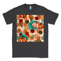 Smoke floral pumpkins seamless pattern Classic Tee - BundleAndBundleShop