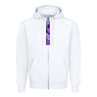 White Halloween Key Fob Zipper Hoodie - BundleAndBundleShop