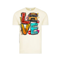 Vintage Arctic love school bus Vintage Tee - texasbilliewilder