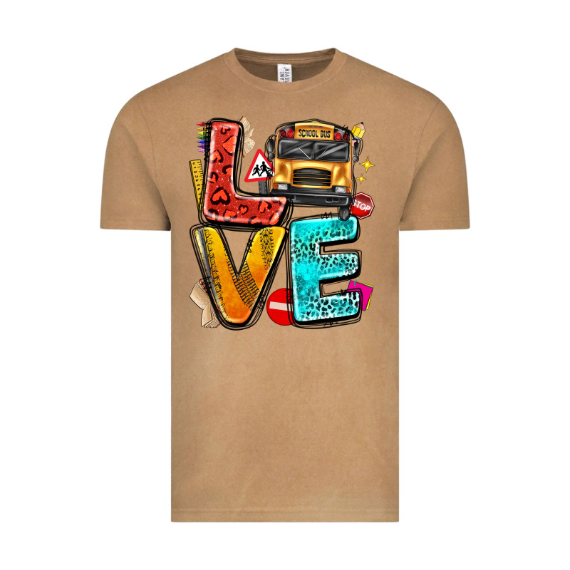 Love School Bus Vintage Tee by texasbilliewilder | Teevron