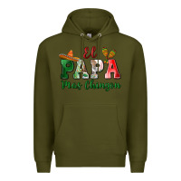 Army Green el papa mas chingon Premium Hoodie - MaliasSmallBusiness