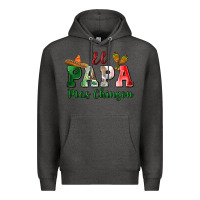 Charcoal Heather el papa mas chingon Premium Hoodie - MaliasSmallBusiness