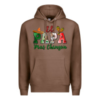 Chestnut el papa mas chingon Premium Hoodie - MaliasSmallBusiness