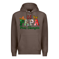 Coffee el papa mas chingon Premium Hoodie - MaliasSmallBusiness