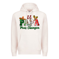 Pale Pink el papa mas chingon Premium Hoodie - MaliasSmallBusiness
