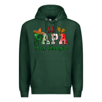 Sports Green el papa mas chingon Premium Hoodie - MaliasSmallBusiness