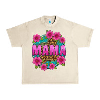 Sandshell mama leopard background Urban Heavy Tee - texasbilliewilder