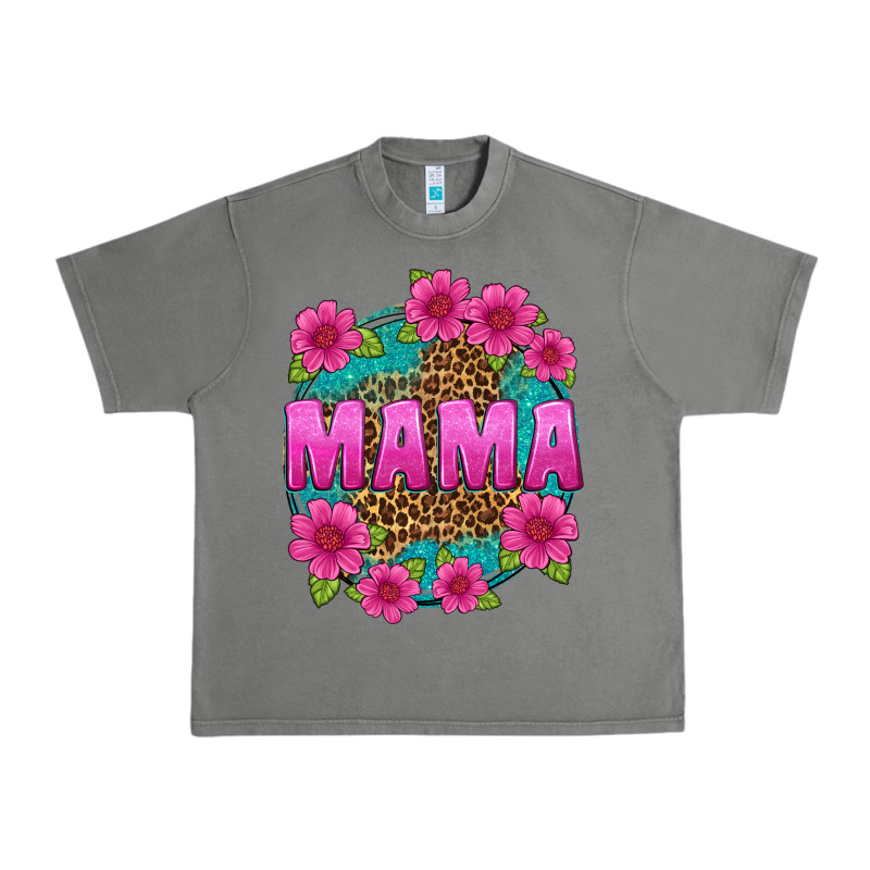 Mama Leopard Background Urban Heavy Tee by texasbilliewilder | Teevron