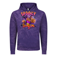 Cloud Purple Spooky season sneaker and heel afro woman Vintage Hoodie - RanaPortraitStore