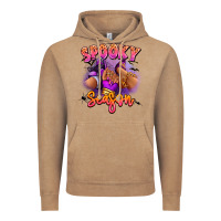 Vintage Coffee Spooky season sneaker and heel afro woman Vintage Hoodie - RanaPortraitStore
