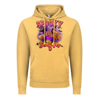Vintage Mustard Spooky season sneaker and heel afro woman Vintage Hoodie - RanaPortraitStore