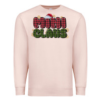 Pale Pink mini claus Premium Sweatshirt - MaliasSmallBusiness