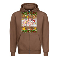 Chestnut christmas pig Zipper Hoodie - Artiststas