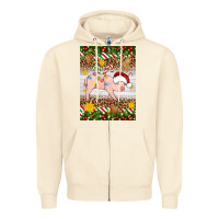 Sandshell christmas pig Zipper Hoodie - Artiststas