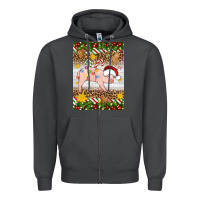 Smoke christmas pig Zipper Hoodie - Artiststas