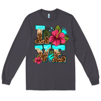 Smoke love summer with flowers Long Sleeve Tee - AdoDesignShop