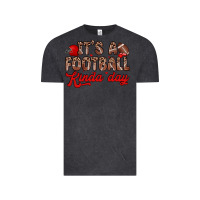 Vintage Black it s a football kinda day Vintage Tee - Zillion Design Studio