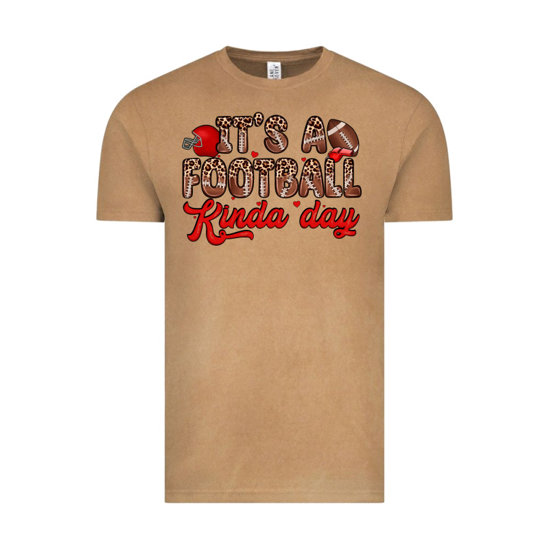 It S A Football Kinda Day Vintage Tee by Zillion Design Studio | Teevron