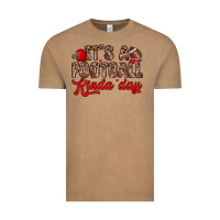 Vintage Coffee it s a football kinda day Vintage Tee - Zillion Design Studio