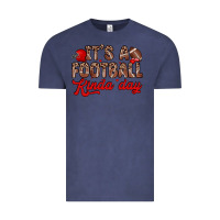 Vintage Denim it s a football kinda day Vintage Tee - Zillion Design Studio