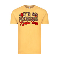 Vintage Mustard it s a football kinda day Vintage Tee - Zillion Design Studio