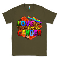 Army Green love has no gender Classic Tee - HRA Design Shop