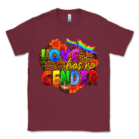 Burgundy love has no gender Classic Tee - HRA Design Shop
