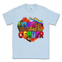 Dusty Blue love has no gender Classic Tee - HRA Design Shop