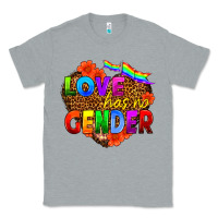 Heather Grey love has no gender Classic Tee - HRA Design Shop