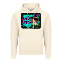 Vintage Artic Halloween Bad Witch Vibes Watercolor Vintage Hoodie - RanaPortraitStore