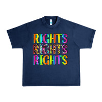 Navy rights rights rights (pride) Urban Heavy Tee - Zillion Design Studio