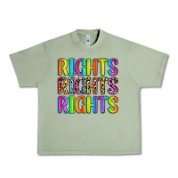 Oil Green rights rights rights (pride) Urban Heavy Tee - Zillion Design Studio