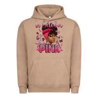 Pigment Burro in october we wear pink with afro woman Urban Hoodie - Artiststas