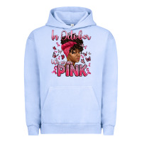 Pigment Grape Ice in october we wear pink with afro woman Urban Hoodie - Artiststas