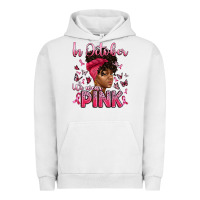Pigment Lunar Rock in october we wear pink with afro woman Urban Hoodie - Artiststas