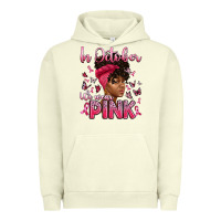 Pigment Pistachio in october we wear pink with afro woman Urban Hoodie - Artiststas