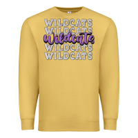 Antique Gold wildcats football Premium Sweatshirt - MaliasSmallBusiness