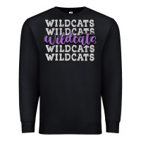 Black wildcats football Premium Sweatshirt - MaliasSmallBusiness
