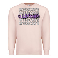 Pale Pink wildcats football Premium Sweatshirt - MaliasSmallBusiness