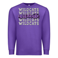 Purple wildcats football Premium Sweatshirt - MaliasSmallBusiness