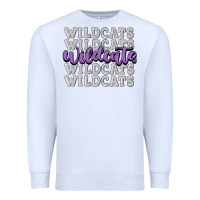 White wildcats football Premium Sweatshirt - MaliasSmallBusiness