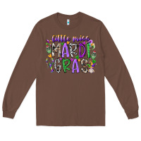 Chestnut little miss mardi gras Long Sleeve Tee - RacoonDesign