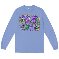 Colony Blue little miss mardi gras Long Sleeve Tee - RacoonDesign