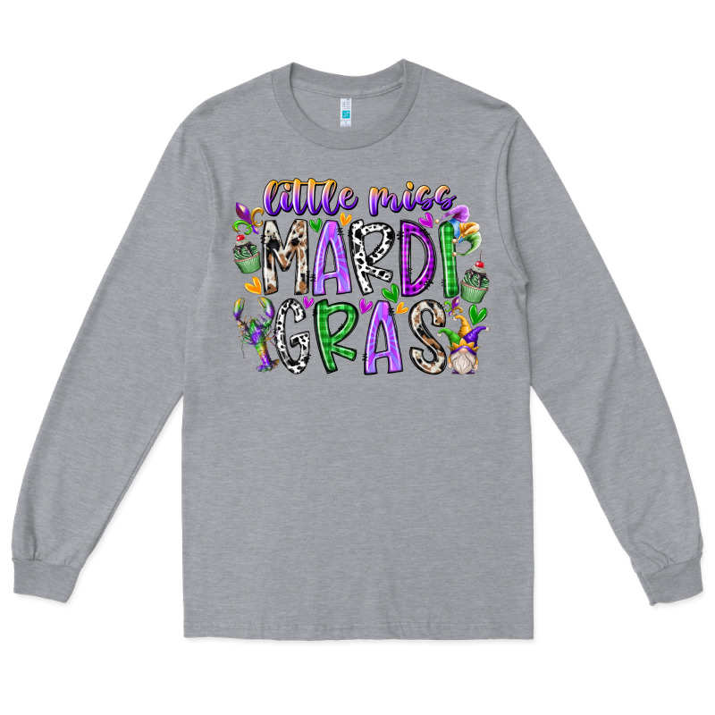 Little Miss Mardi Gras Long Sleeve Tee by RacoonDesign | Teevron
